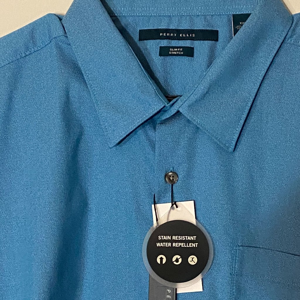 Mens Turkish Tile Perry Ellis Short Sleeve Brand New Shirt Mens Turkish Tile Perry Ellis Short Sleeve Brand New Shirt